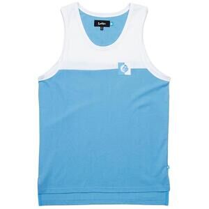 Cookies SF all City C-bite Tank Top Medium White / Carolina blue New with tags
